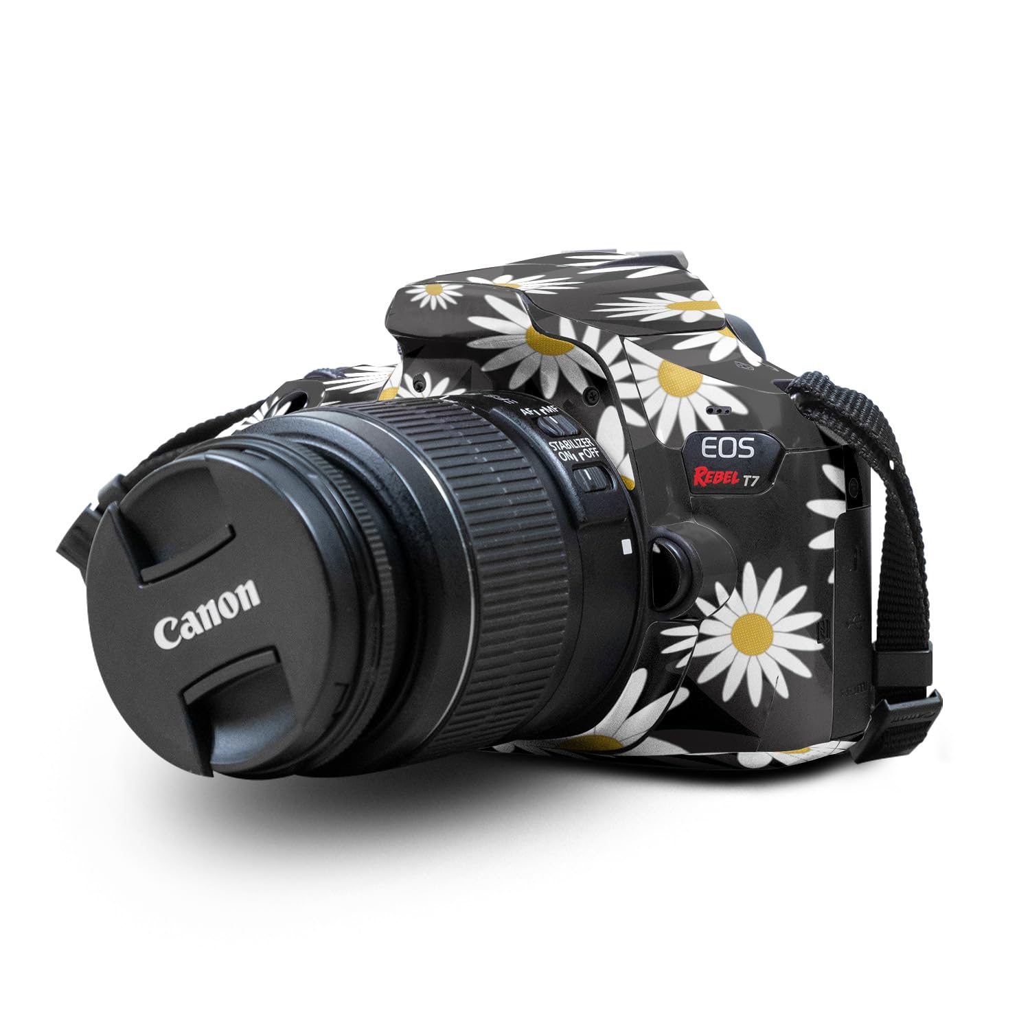 Skin Compatible with Canon EOS Rebel T7 Camera - Daisies - Premium 3M Vinyl Protective Wrap Decal Cover - Easy to Apply | Crafted in The USA by MightySkins