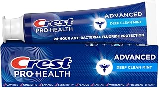 Crest Pro-Health Advanced Deep Clean Mint Toothpaste 5.1oz - Stronger Teeth, Healthier Gums, Cavity Protection