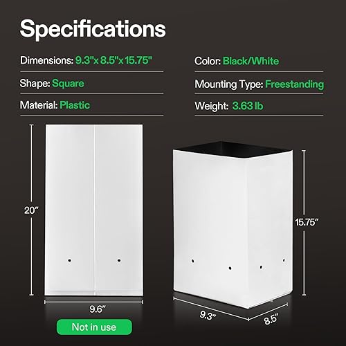 Miniatura 8 de VIVOSUN Bolsas para cultivo 50