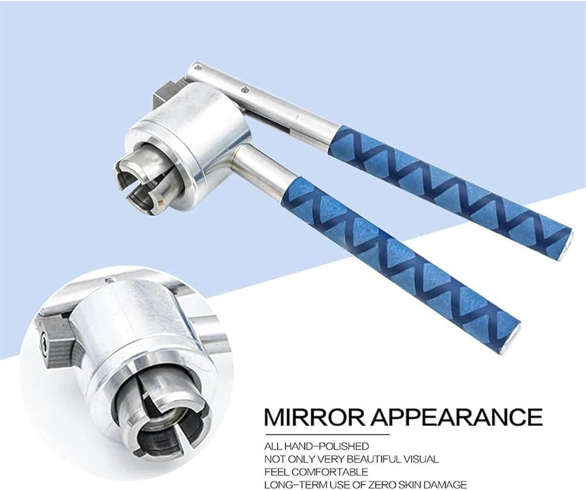crimpatrice per fiale, Tappatrice portatile for sigillatrice manuale con piegatrice(Fullaluminum,20mm)