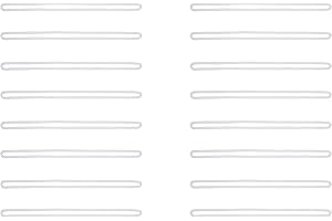 30 Pieces Luggage Tag Loops, 6 Inch Transparent Plastic Name Tag Loop for Easy Identification