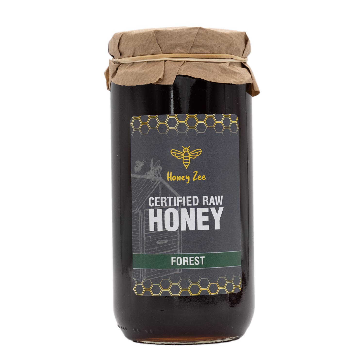Forest Raw Honey, Authentic and Natural Sweet Honey, Spanish, Unfiltered, Unpasteurised and Unprocessed, 1kg