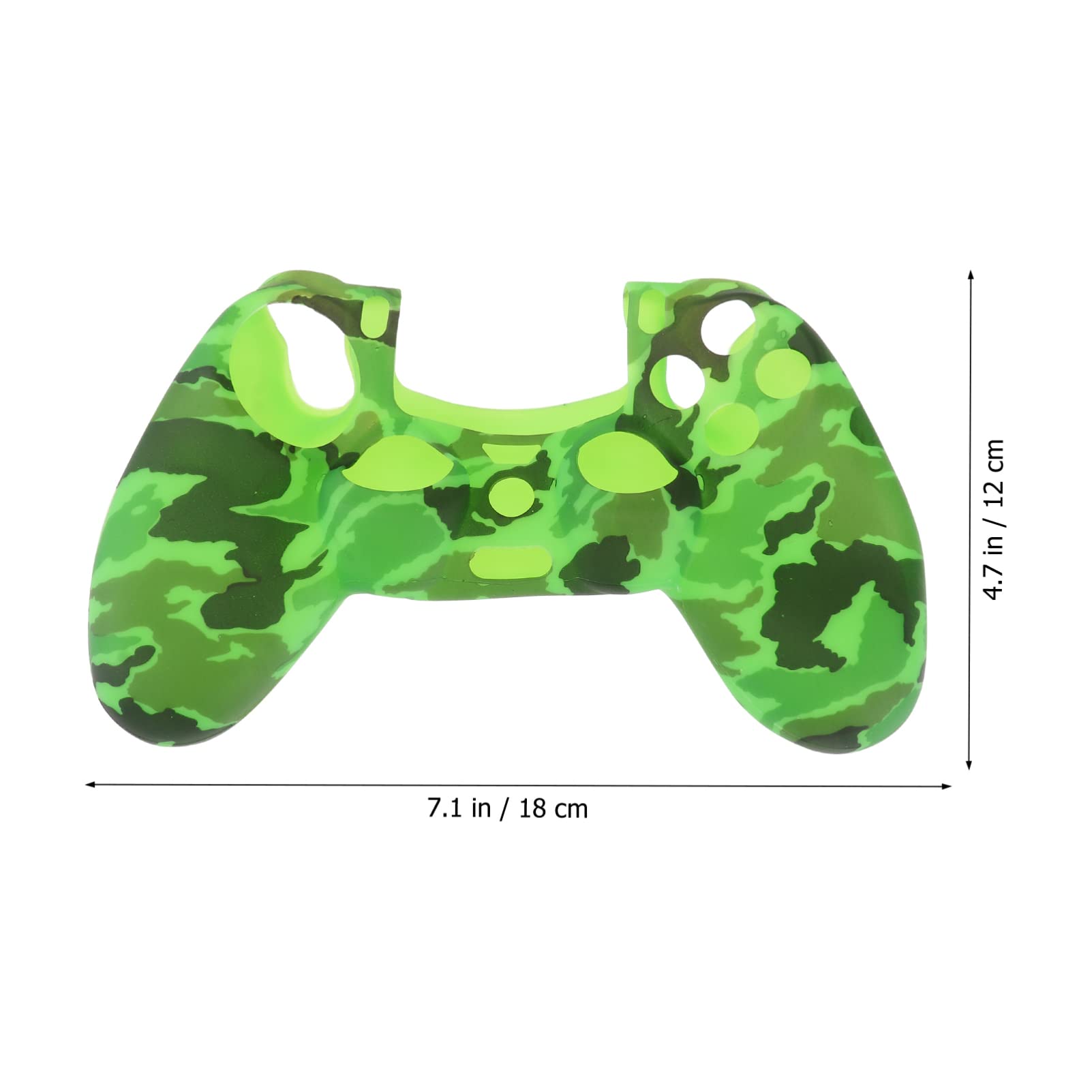 VORCOOL Silikon Schutzhülle Gehäuse für PS4 Controller (Camouflage Grün)