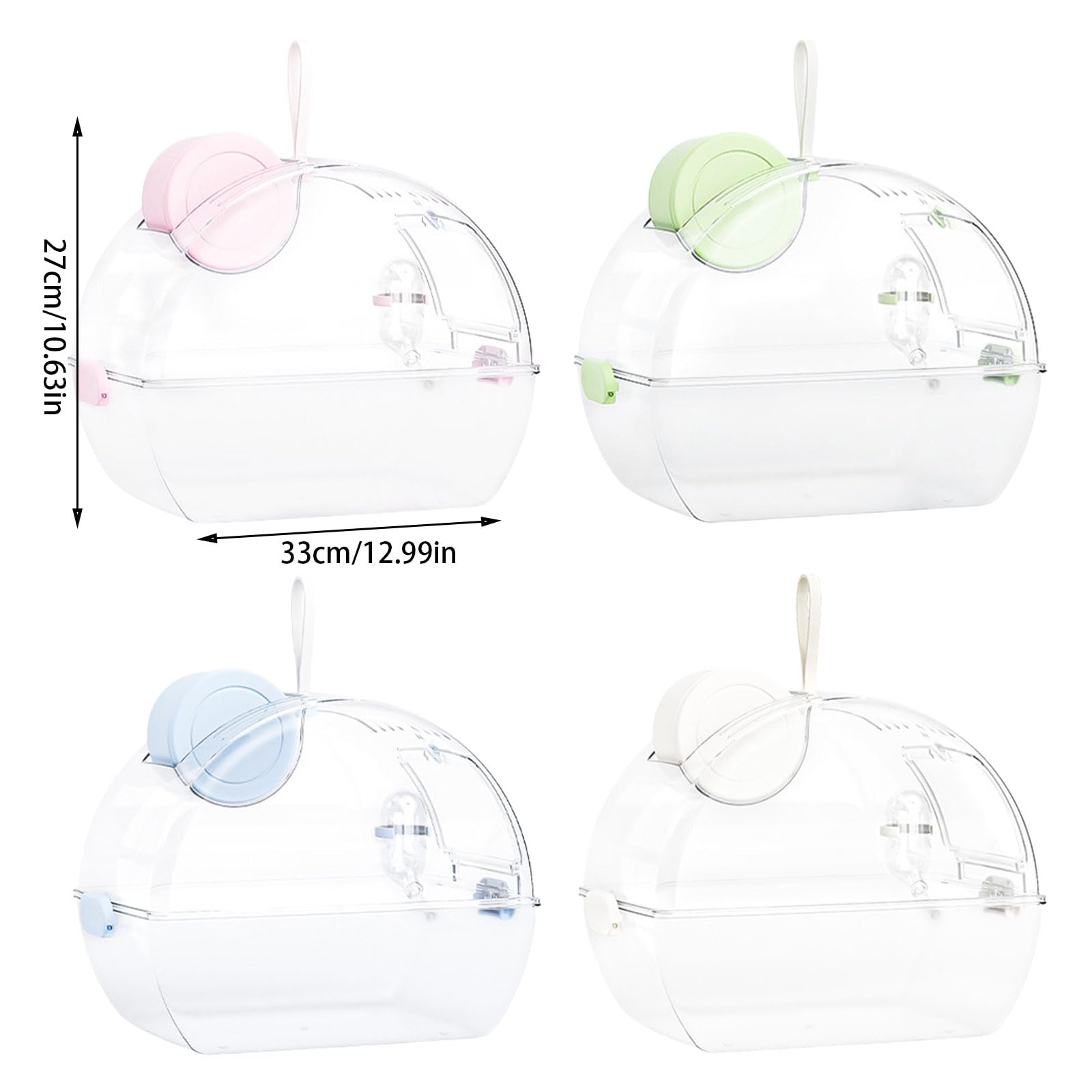 Bolsa de transporte para hámster, bolsa grande, jaula de viaje para diferentes mascotas pequeñas, para salir a la salida, jaula de hámster, bolsa de viaje para mascotas pequeñas