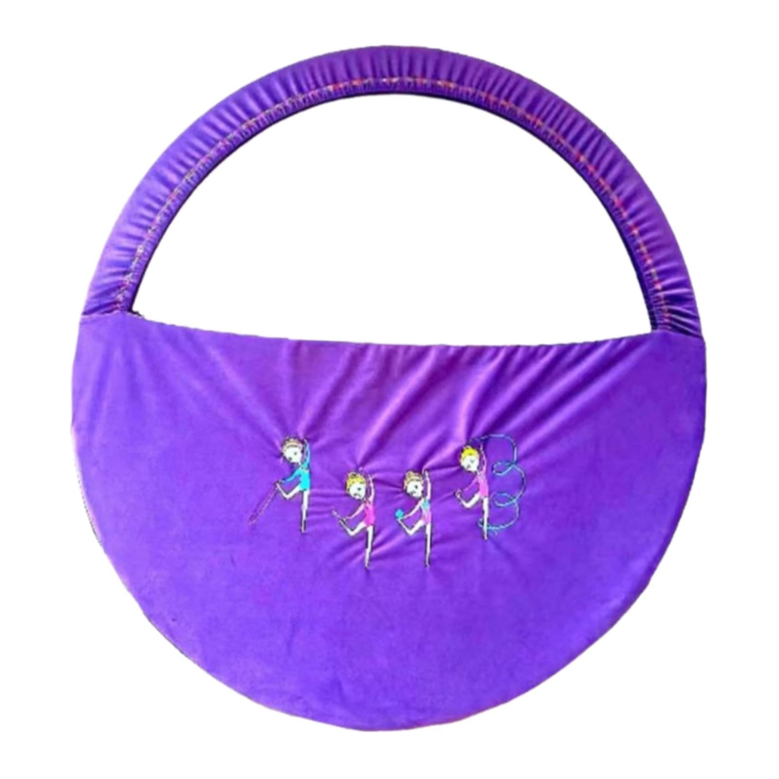 Obstacle Course Ring Bag Gymnastics Equipment Organizer for Show Performance Violet S-image-8