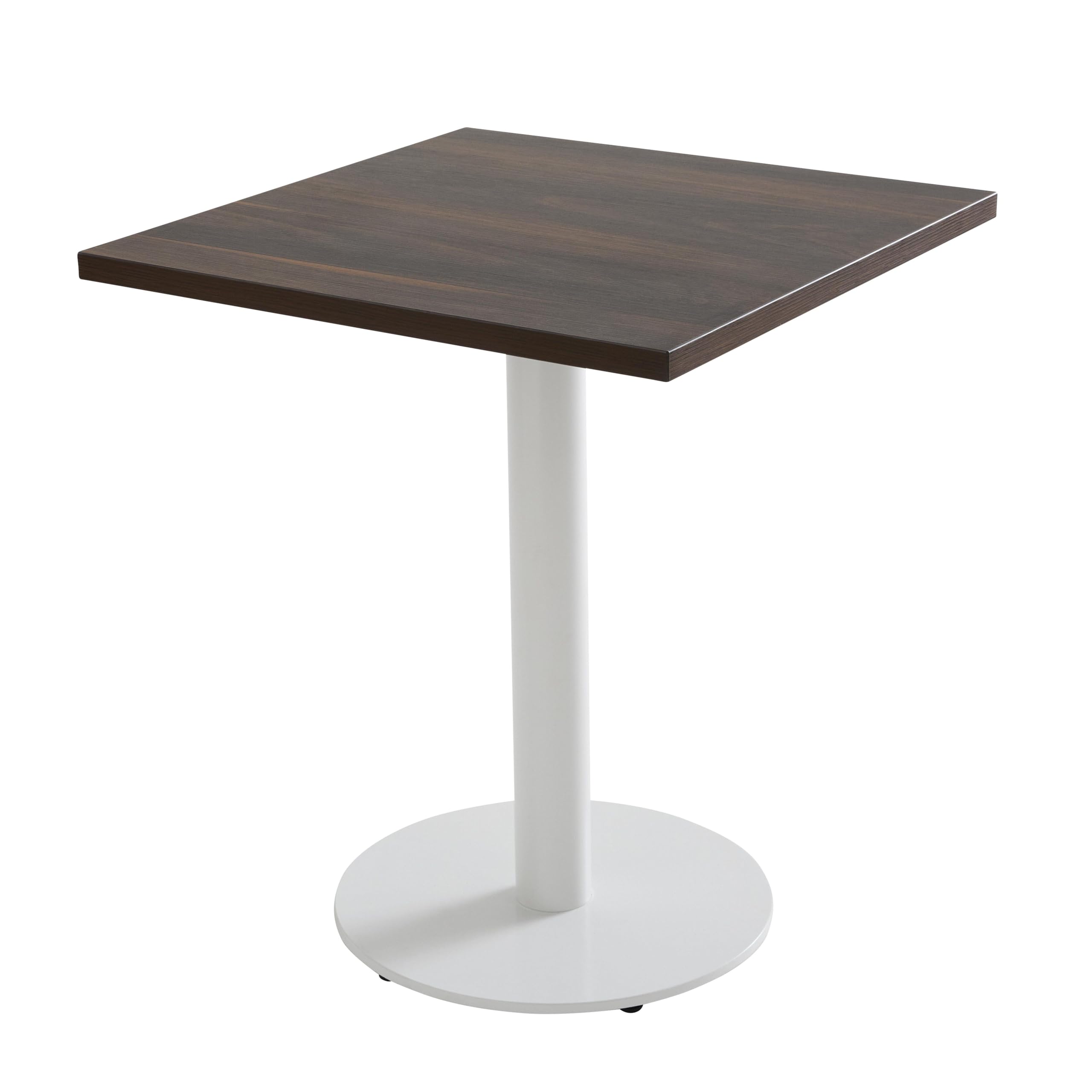 Oviala Plateau de Table carré stratifié 60 x 60 cm Bois foncé