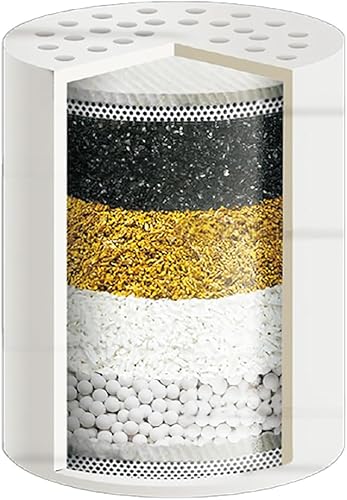 Filtro de ducha revitalizante de alto rendimiento, filtro de ducha de 25 etapas para agua dura, filtro de cabezal de ducha para eliminar el cloro y