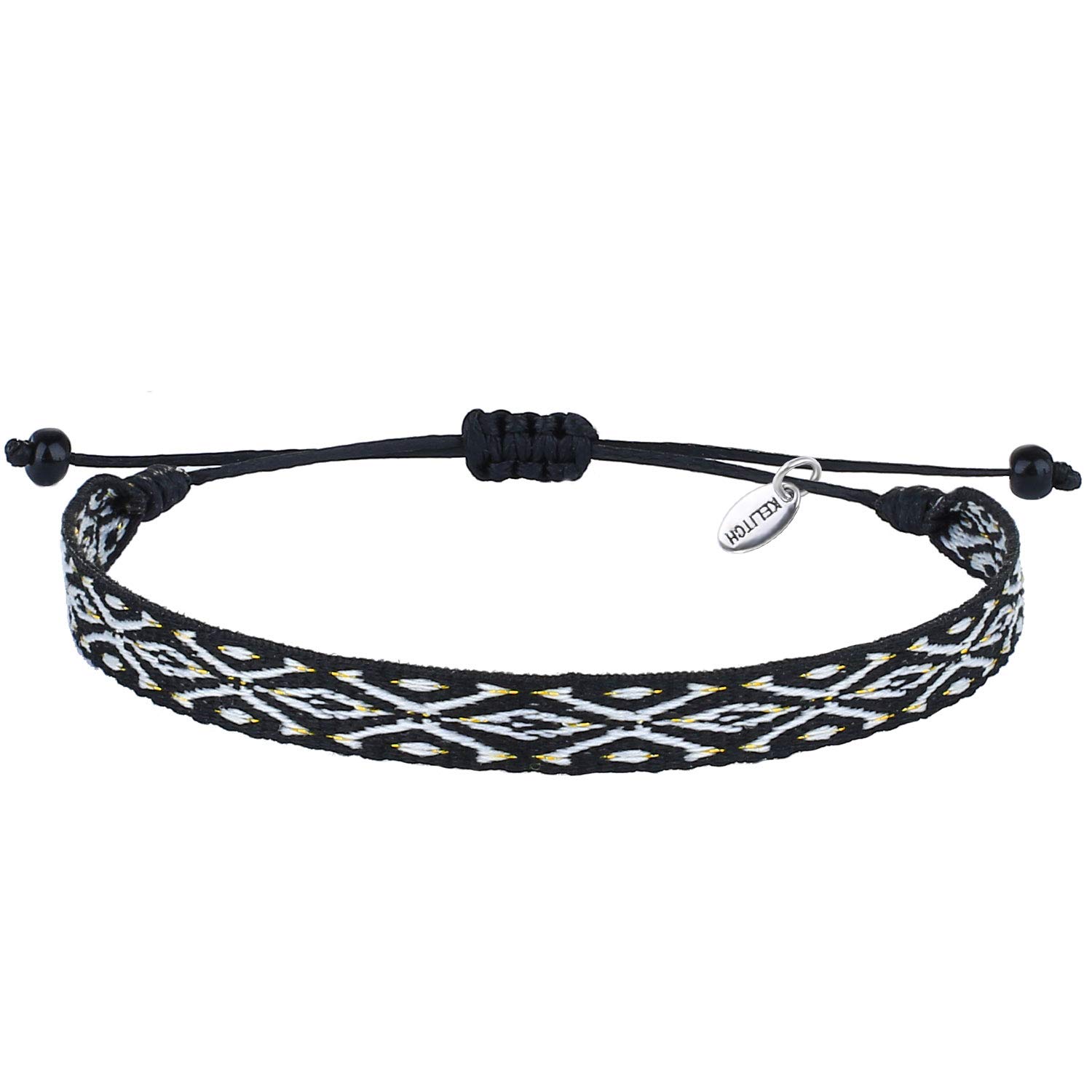 KELITCH Damen Wrap Armbänder Freundschaft Armbänder Strand Hand-woven gestapelt Armreif