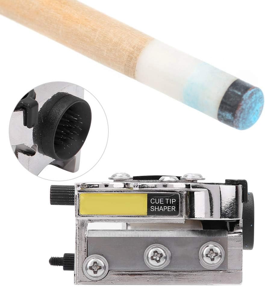 Billiard Cue Tip Shaper - Pool Cue Stick Repair Tool for Cue Tip Maintenance and Billiards Accessories