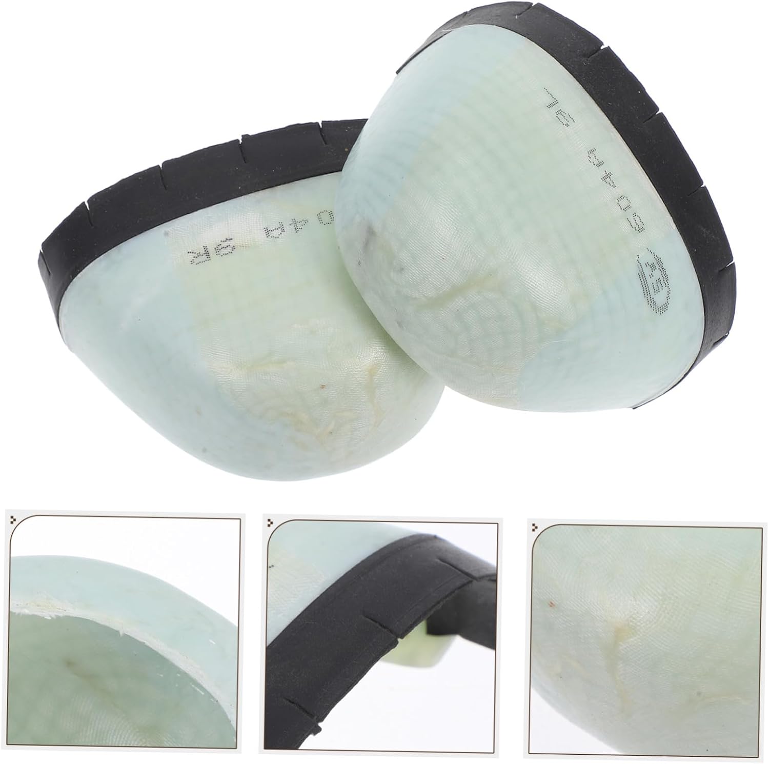 Steel Shoes Covers Composite Toe Caps | 1Pair Work Boots Protective Inserts for Safety Footwear for High Risk Environments Like Factories and Construction