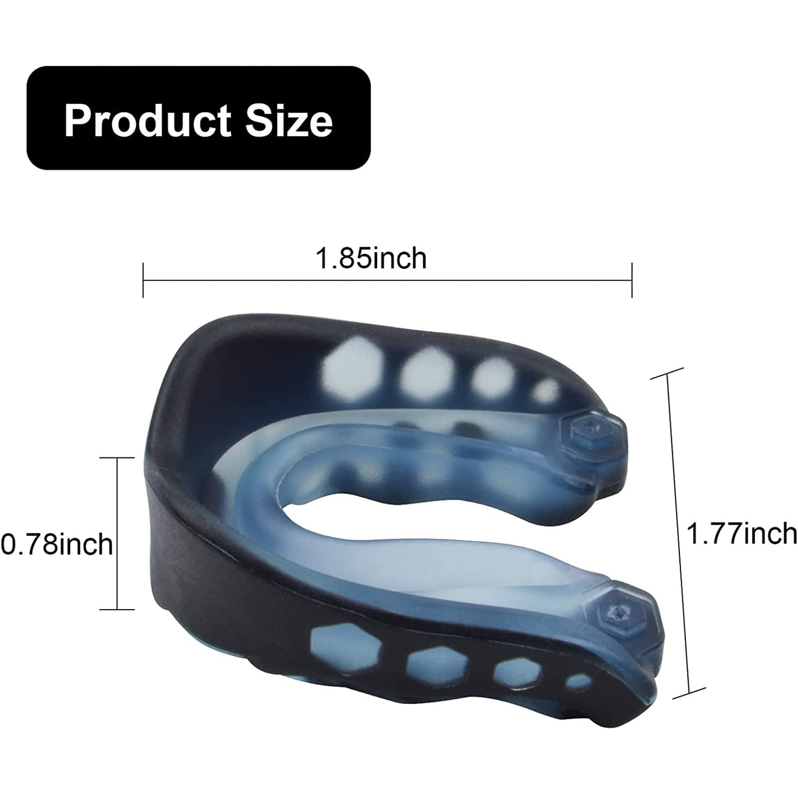 Paquete de 4 Protectores Bucales, Boquilla de Fútbol con Correa Profesional Protector Bucal Deportivo Juvenil para El Fútbol Baloncesto, Lacrosse, Hockey, Boxeo, MMA, Lucha Y Todos Los Deportes