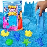Zzand Stretch Sand by Creative Kids – Stretchy Sand Kit with Molding Tools - Reusable Craft Sand -...