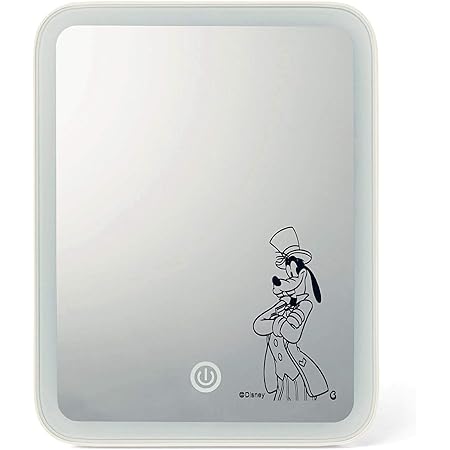 Amazon Co Jp ベルメゾン ディズニー Lｅｄライトアップ ミラー 化粧鏡 グーフィー ビューティー