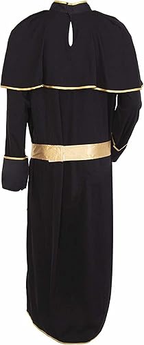 Miniatura 2 de Disfraz de Halloween para hombre del Padre Celestial, disfraz de predicador del Evangelio del Sacerdote, Multicolor