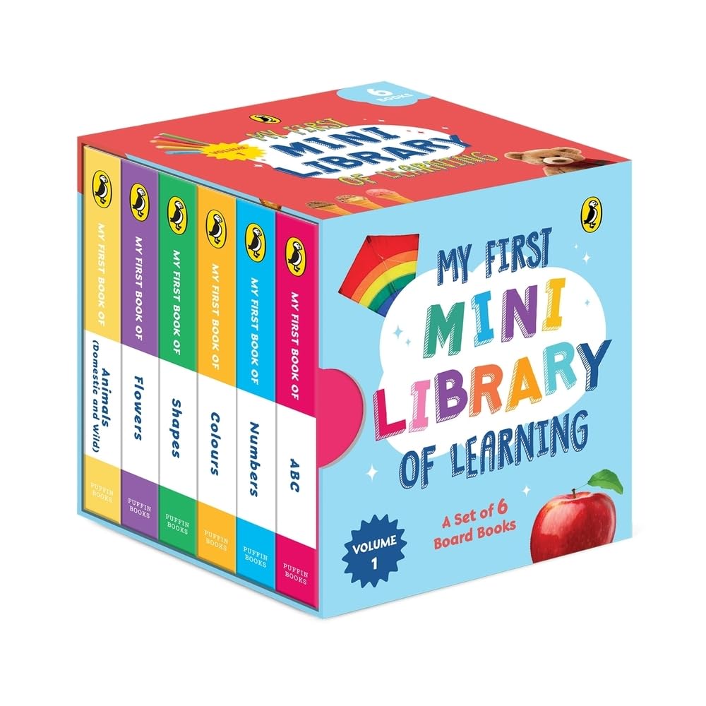 My First MINI Library of Learning Volume 1: Alphabets | Numbers | Colors | Shapes | Flowers | Animals | For kids 0 to 3 years Product Bundle – 30 November 2023