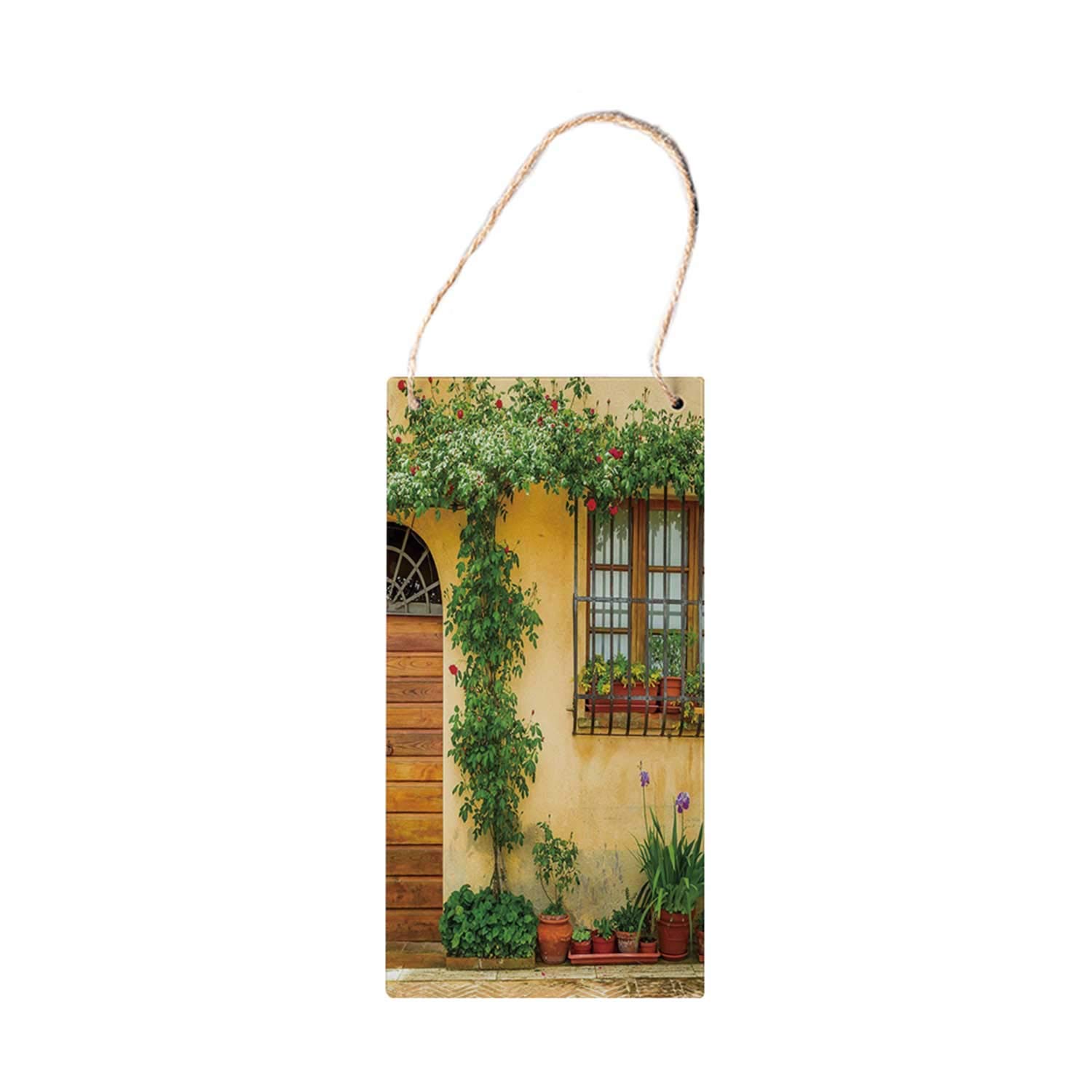 Cartello Decorativo In Legno 12x12 Cm - Scatola In MDF Con Stampa Per Casa, Aula O Ufficio