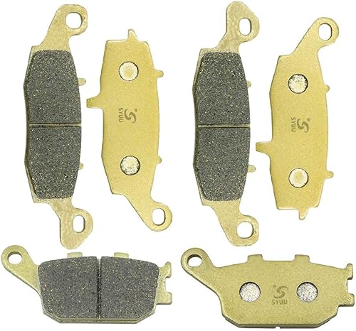 S SYUU Pastillas de freno delanteras y traseras para motocicleta de alto rendimiento compatibles con Suzuki DL 1000 V-Strom 2002-2010 SFV 650