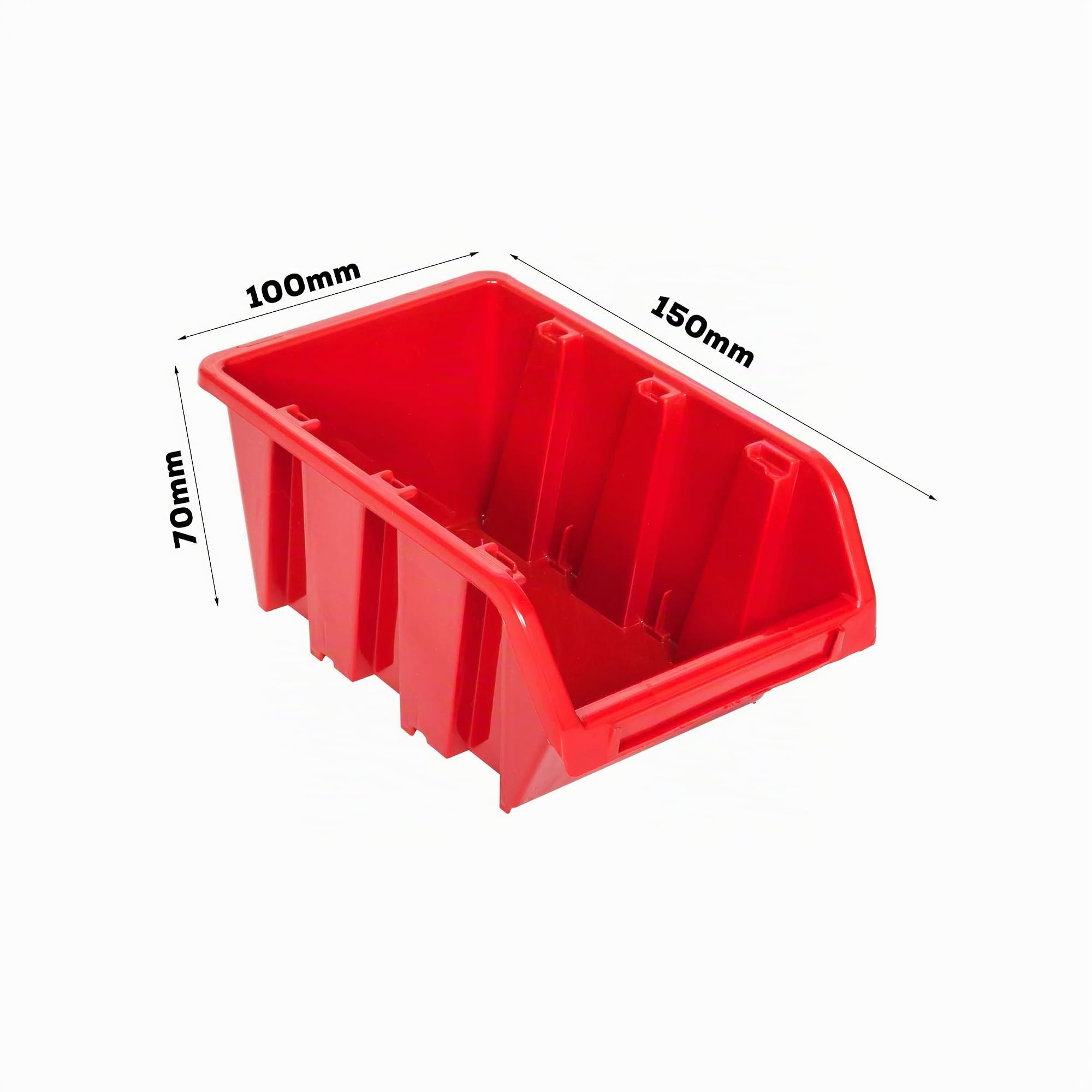 ITBNN600x4-U2020-NP6-R444 Étagère murale, 1152 x 780 mm, système de stockage avec supports à outils, boîtes empilables, de rangement, panneau mural extra solide, rayonnage extensible