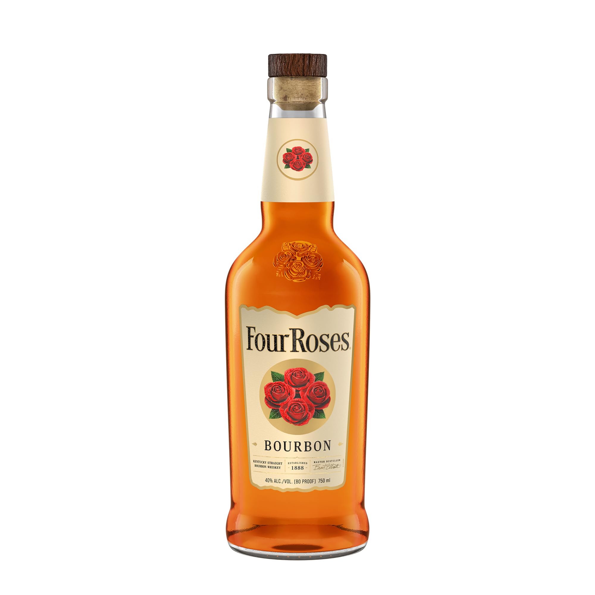 Amazon.com: FOUR ROSES Bourbon 80 Proof, 750 ml : Grocery