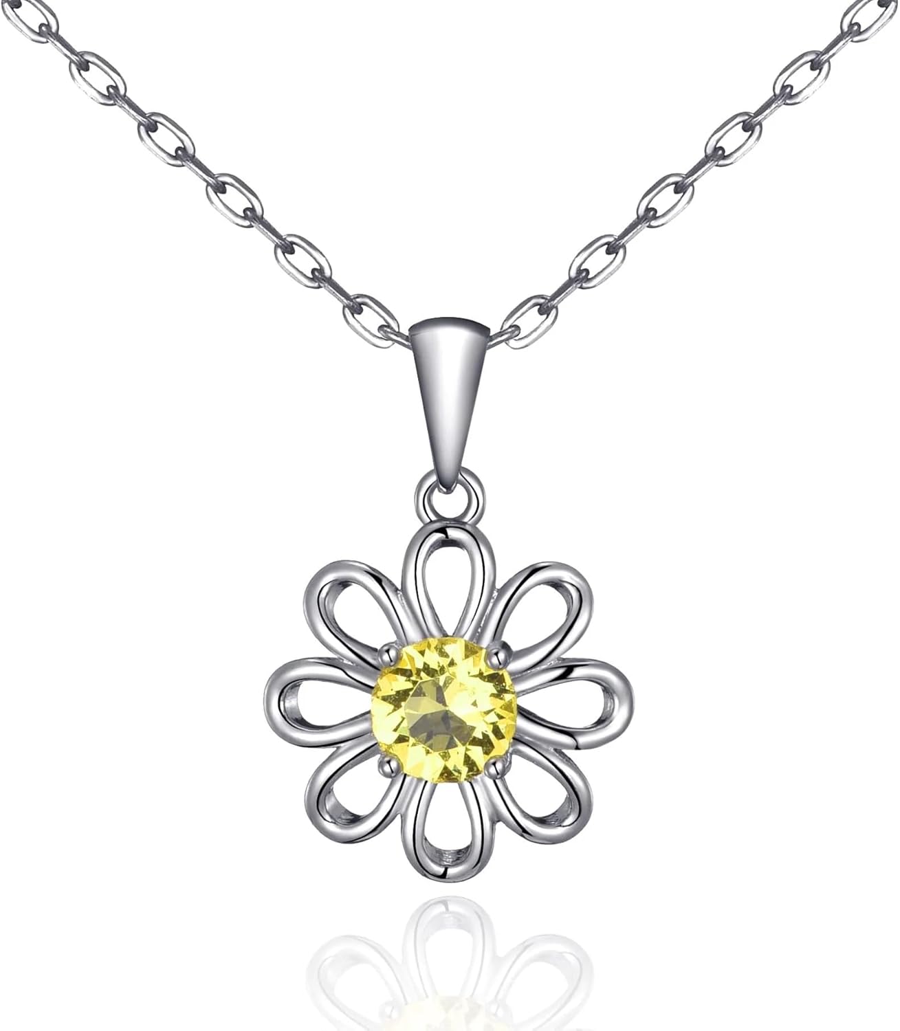 Horseshoe Necklace Created With Zircondia® Crystals