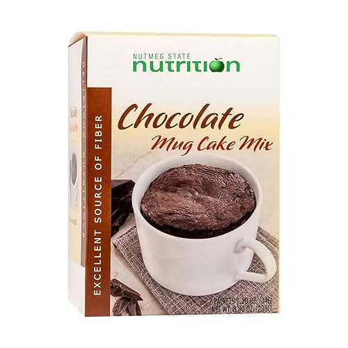 Nutmeg State Nutrition - Mezcla de pastel de taza alta en proteínas, 0.51 onzas de proteína, baja en calorías, baja en carbohidratos netos, baja en