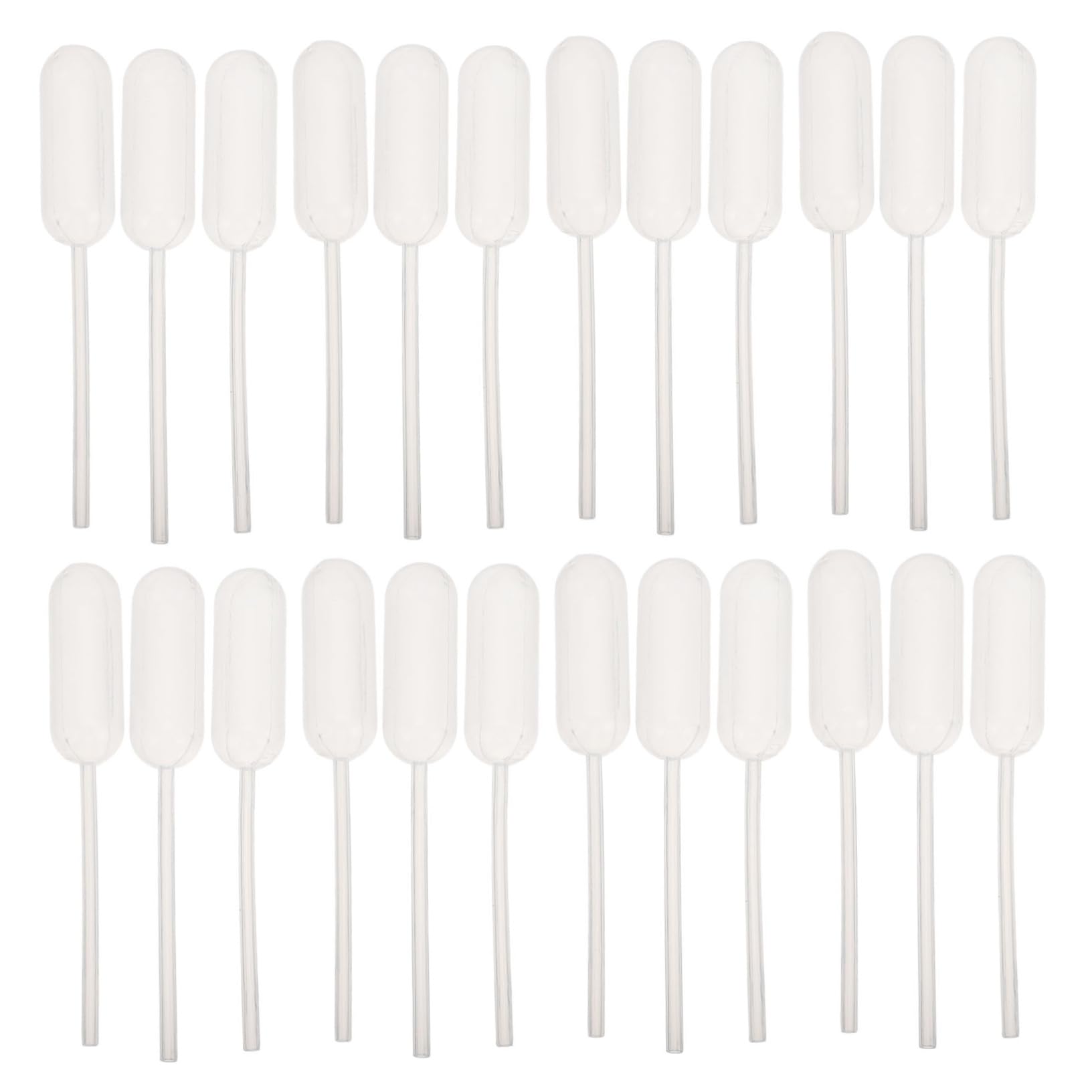 FUNOMOCYA 4ml Plastic Droppers 100pcs Disposable Pipettes Laboratory Home Use Accurate Liquid Transfer