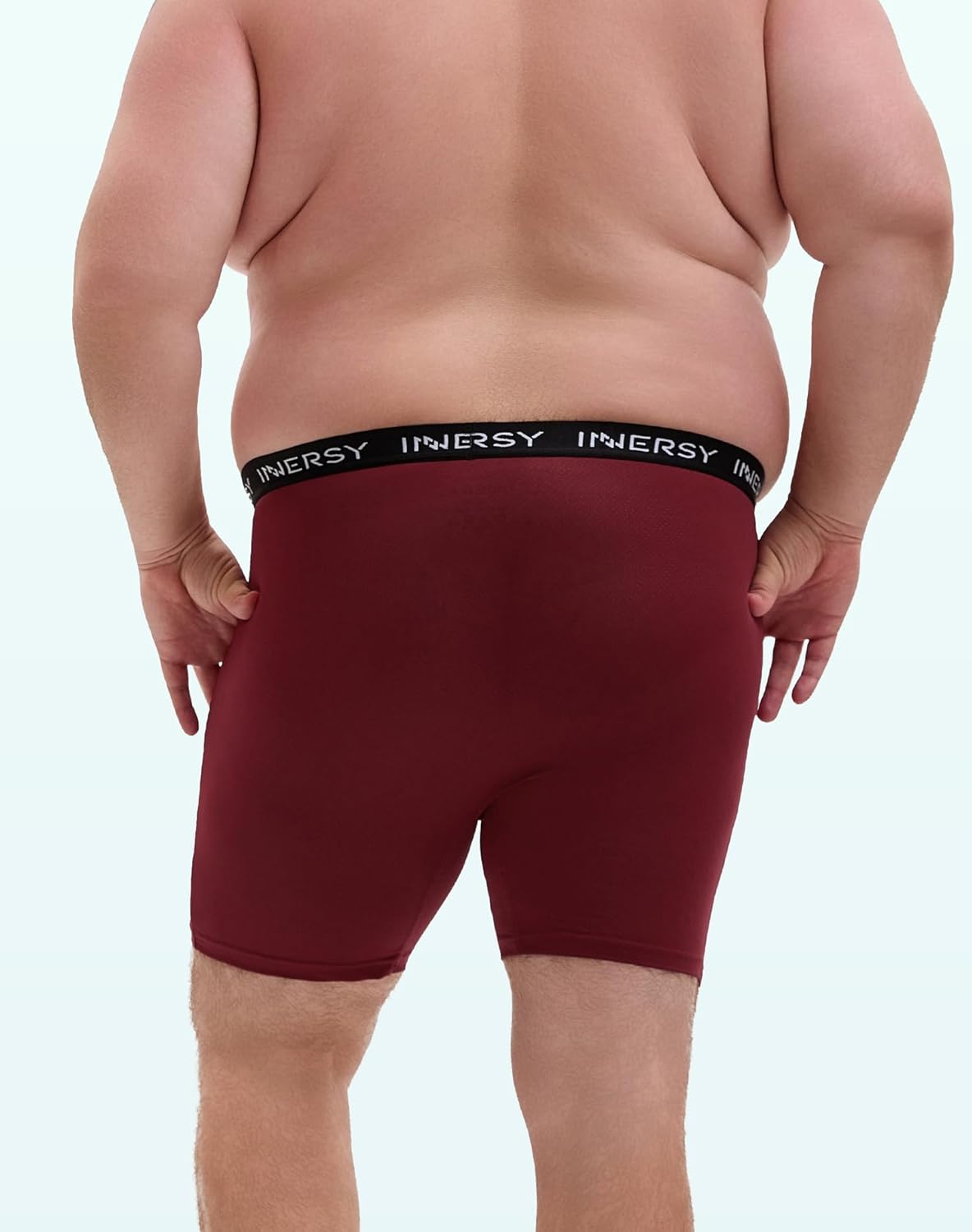 INNERSY Men's Big and Tall Boxer Briefs Breathable Mesh Cooling Underwear 3-Pack - Image 2