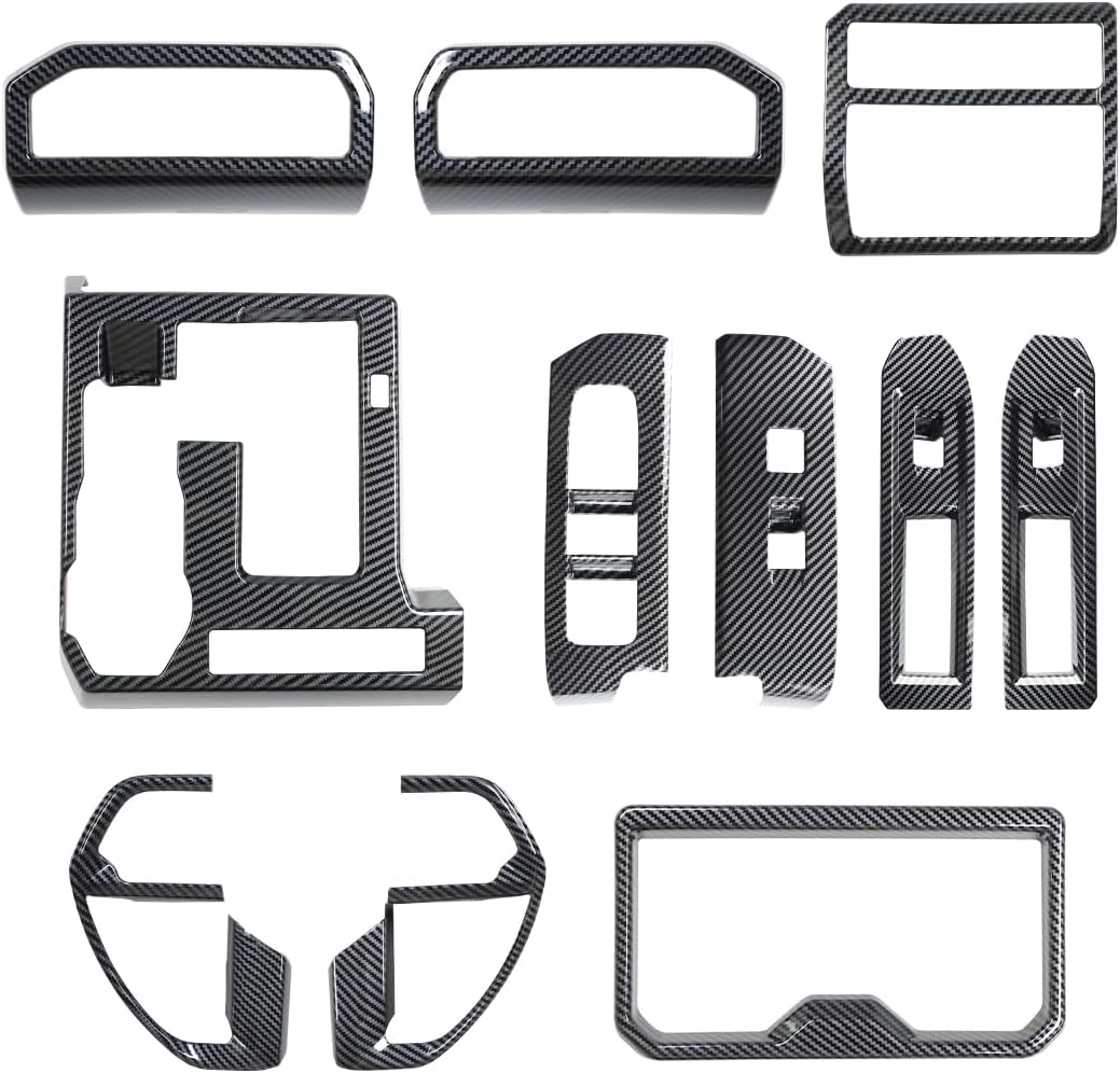 INTGET 11PCS Panel Cover for 2024 2025 Toyota Tacoma Accessories ABS Plastic Interior Decoration for Tacoma SR/SR5/TRD PreRunner/Sport/Off-Road