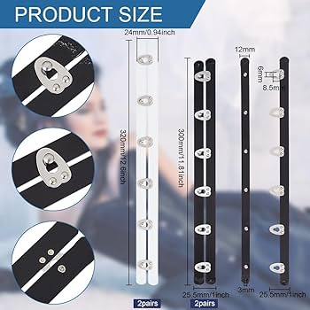 Amazon.com: BENECREAT 4 Sets Corset Busks 2 Style Spring