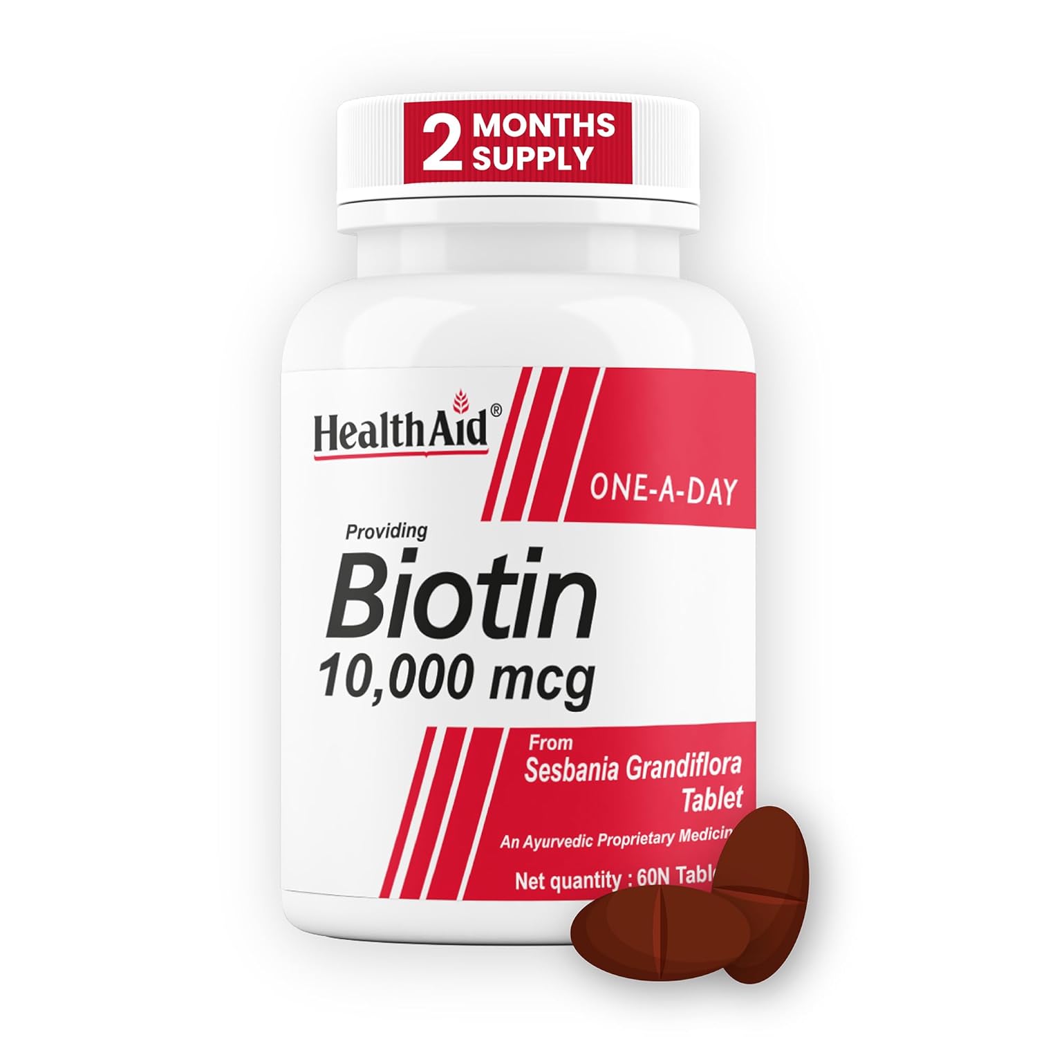 HealthAid Biotin 10000mcg – 60...
