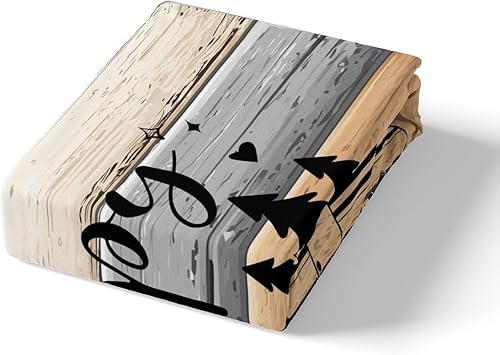 Vista 128 de Juego de sábanas para cámper tamaño matrimonial para niños y niñas, sábanas de madera para adolescentes de Happy Camping Farm, accesorios de Multi 04