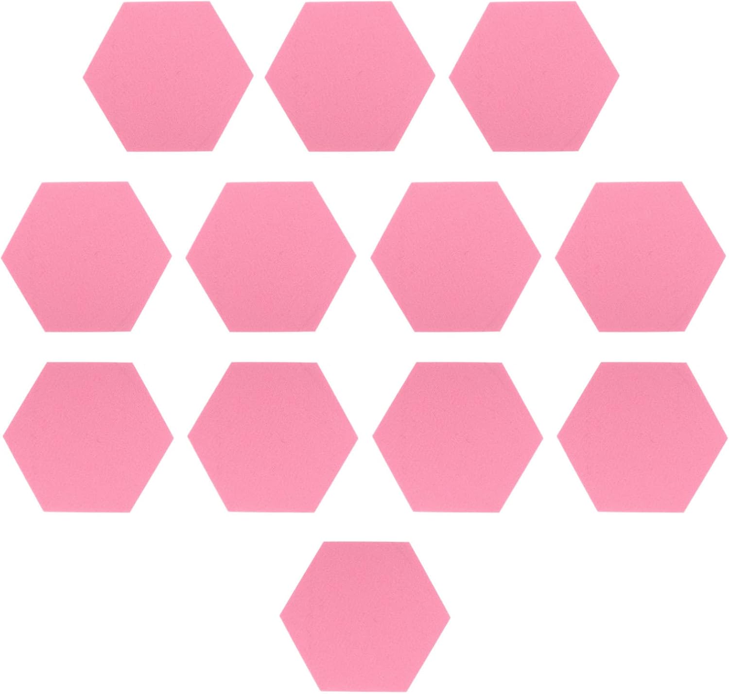 Obuyke Hexagon Felt Memo Boards, Felt Notice Boards, Self