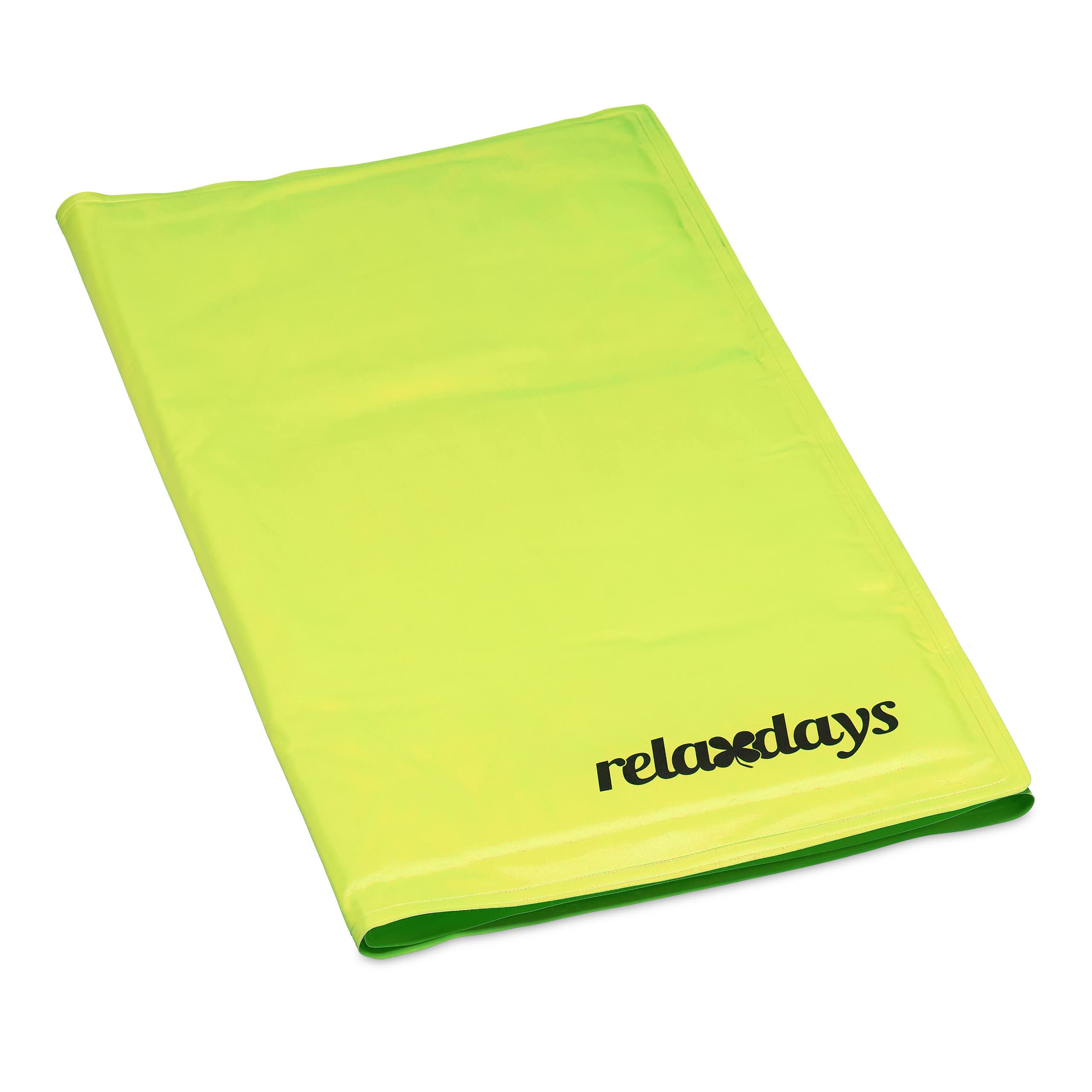 Relaxdays Tapis rafraîchissant pour Chien, 60 x 100 cm, Matelas Auto-rafraichissant, Gel, pour Vos Animaux, Vert
