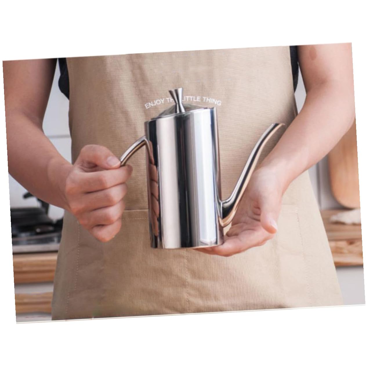 Dispensador de Aceite y Vinagre Acero Inoxidable Antigoteo con Tapa Protección Polvo Cocina Hogar Restaurante