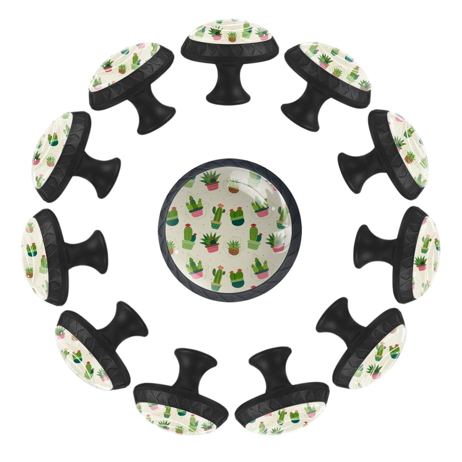 Boutons de tiroir cactus pour décorer la commode d'une chambre d'enfant