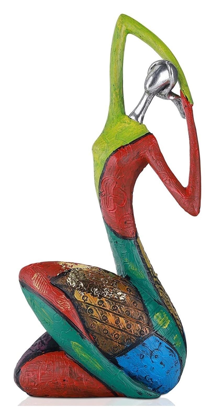 Regali per la nuova casa Statua della signora Figurina Pittura a olio Donna Scultura Decor Resina Ornamento Zen Arti Decorazioni uniche(Design a Standard)
