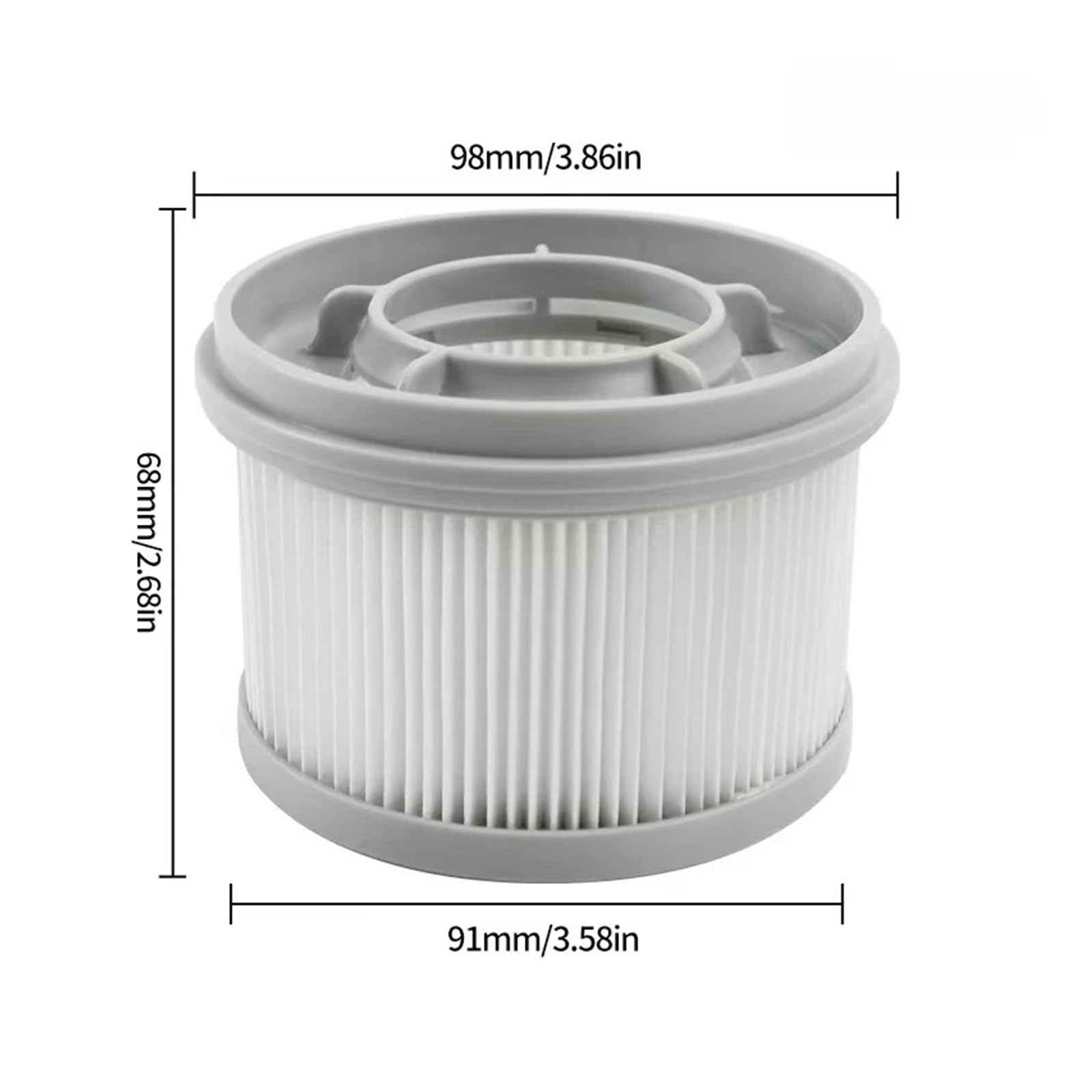 Reemplazo de filtro HEPA lavable for aspiradora G20/G20 Max, Compatible con Xiaomi,(E)