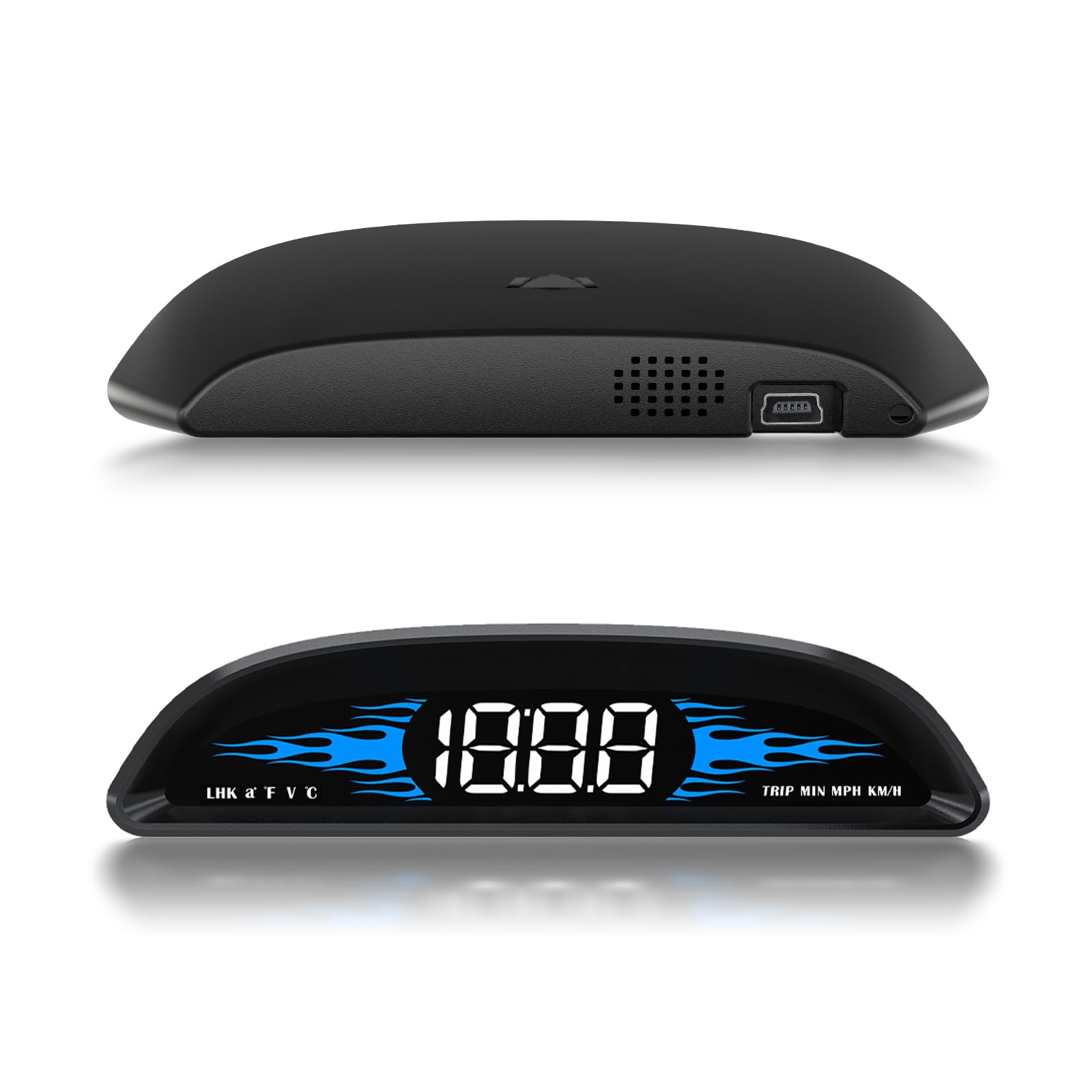 OBD2 Gauge Display,Head Up Display for Cars,Speedometer for Car with Speed Water Temperature Voltage Fuel Consumption Speeding Alert Fatigue Driving Alert,Speedometer Fits Most Post-2009 Models-image-48