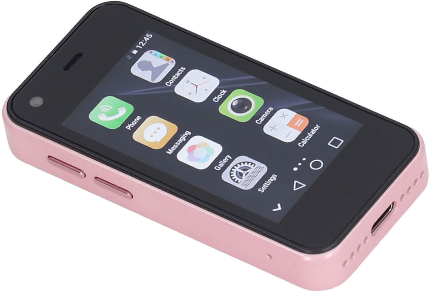 Sudroid Mini Smartphone, World's Smallest Cell Phone, 2.5 Inch, Quad Core, 1GB 8GB, 5MP Dual SIM, HD Unlocked 3G Mobile Phone with Protective Shell ()