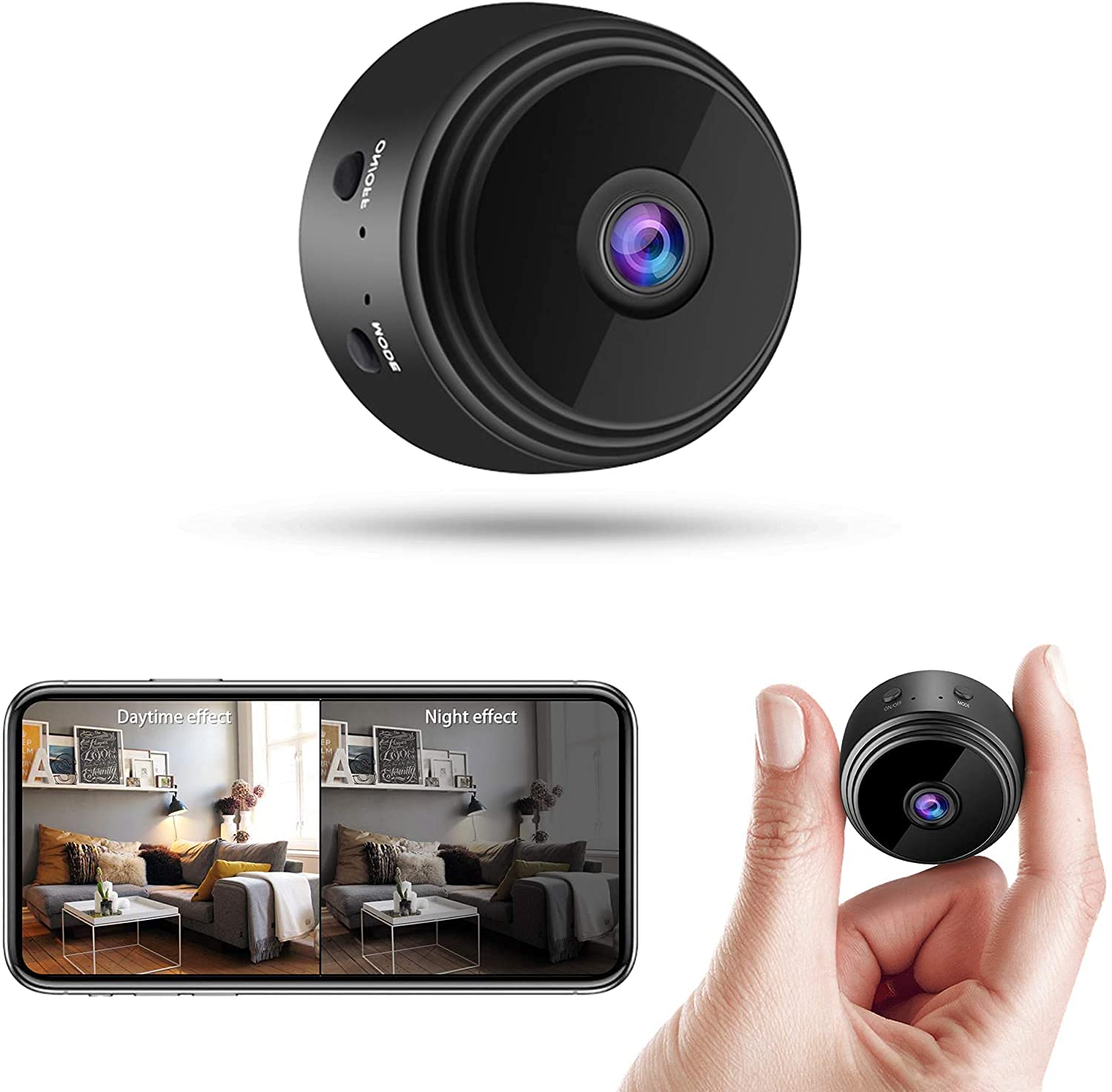 SIOVS WiFi Mini IP Camera 1080P HD IR CCTV Infrared Night Vision Micro Cam Home Security Surveillance Wireless Baby Monitor Camcorders