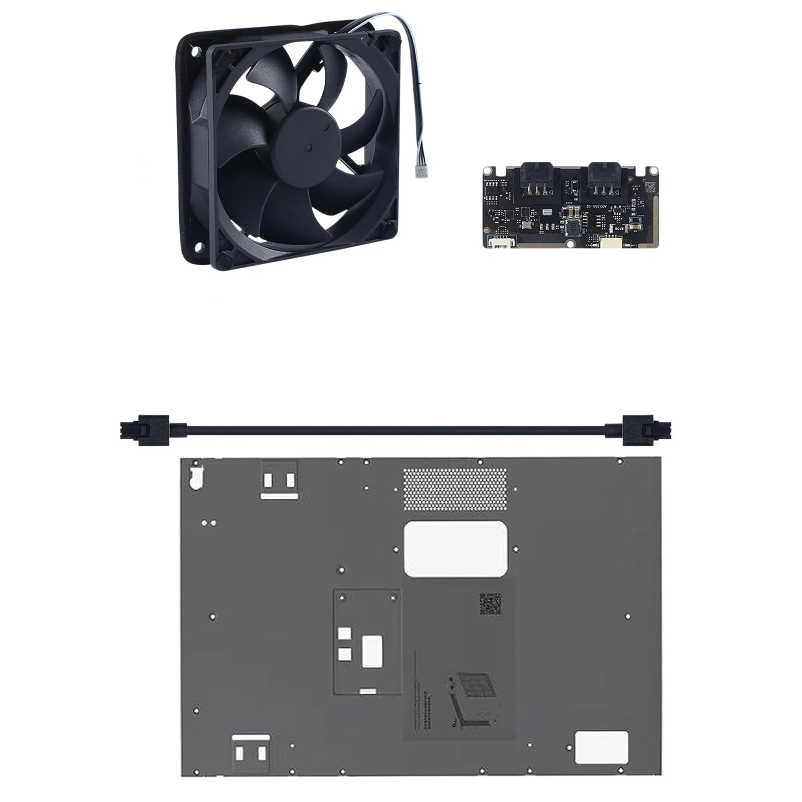 Ventilador de escape para impresoras 3D P2S, placa trasera dedicada | Eliminación de humos y purificación automática, y purificación de aire posterior al procesamiento