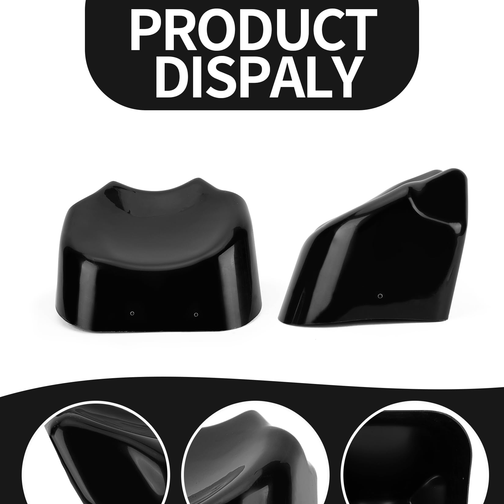 PSLER Boîte de Rangement Moto Accessoires Stéréo 3D Seau de Rangement Noir pour TMAX 560 Tech Max 2022 2023 2024