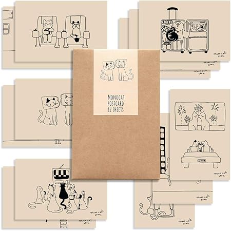 Amazon モノライク モノキャット葉書 はがき ポストカード セット Monocat Set 12pack 12セット感性的なデザイン はがきデイリーはがき 雰囲気のあるすっきりしたはがき長方形葉書 デザイン文具 ポストカード 絵柄付はがき 文房具 オフィス用品 Amazon モノライク モノキャット葉書 はがき ポストカード セット Monocat Set 12pack 12セット感性的なデザイン はがきデイリーはがき 雰囲気のあるすっきりしたはがき長方形葉書 デザイン文具 ポストカード 絵柄付はがき 文房具 オフィス用品