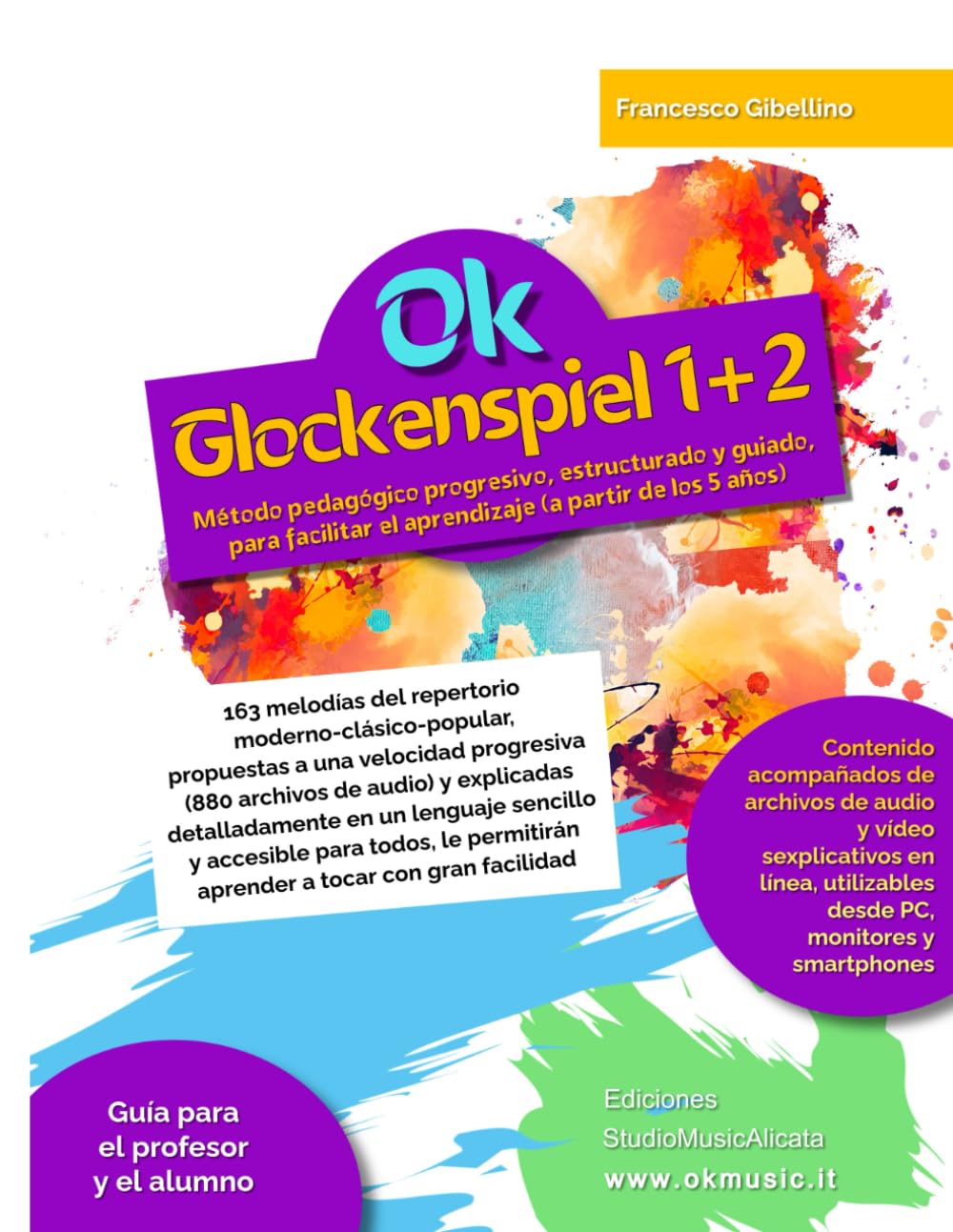 Ok Glockenspiel 1+2 volumen único: Método pedagógico progresivo, estructurado y guiado, para facilitar el aprendizaje (a partir de los 5 años). 163 ... propuestas a una velocidad progresiva