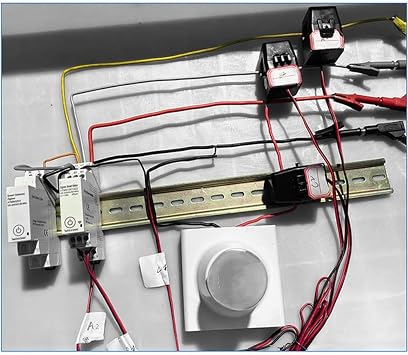 Three-phase WIFI Smart Meter, Smart Meter Energy Monitor For Three-phase Four-wire Circuits For Residential Commercial And Industrial 90 * 65.5 * 18mm