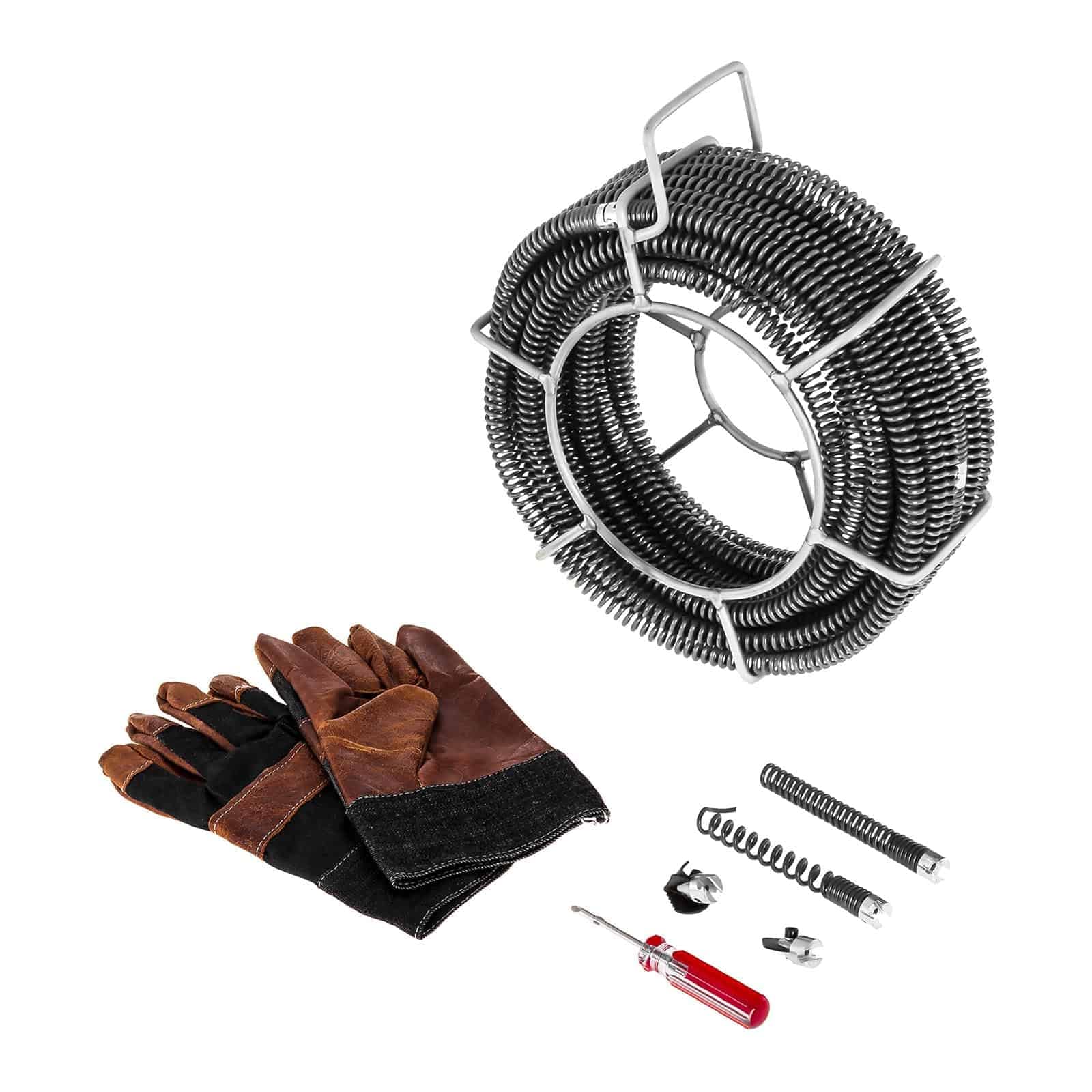 MSW- DRAIN CLEAN 2.3E - Máquina desatascadora de tuberías 390 W 400 rpm para Ø 30-100 mm