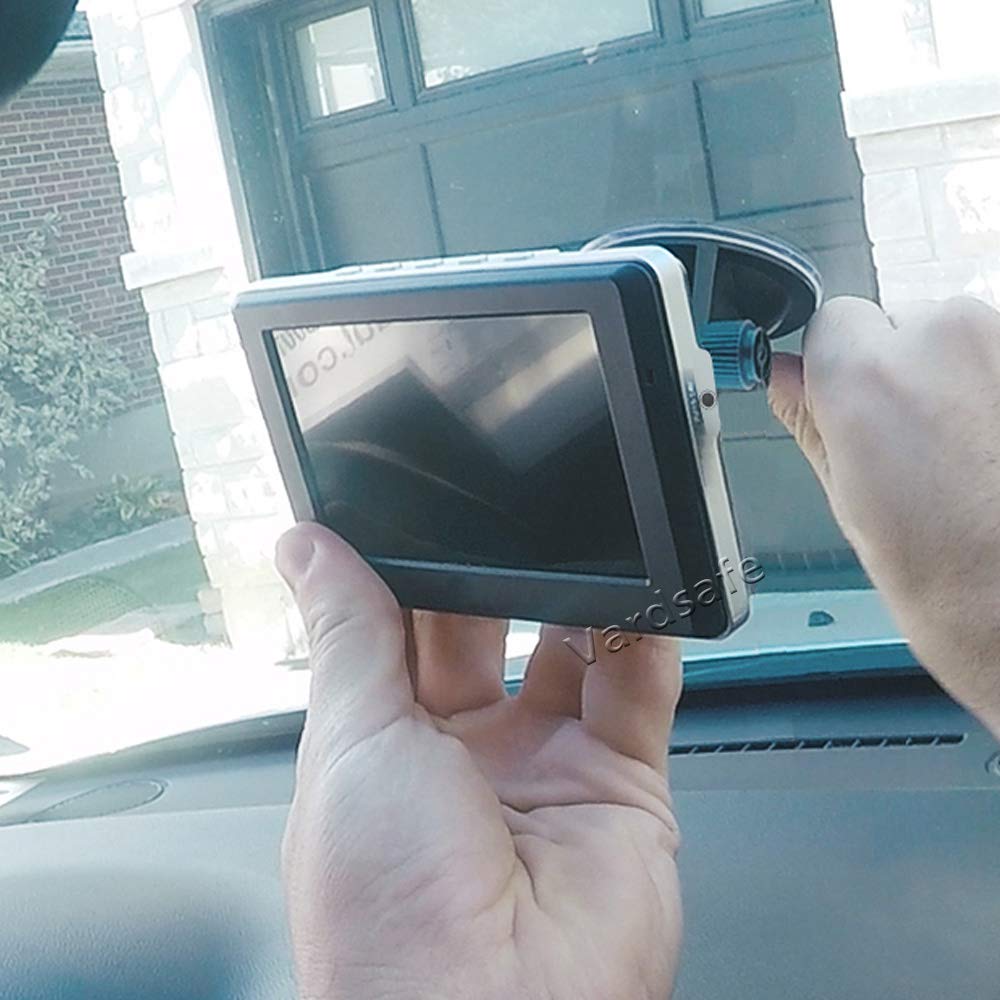VS170S - Monitor de pantalla de visión trasera con ventosa y cámara de marcha atrás para Kia Rio Pride UB
