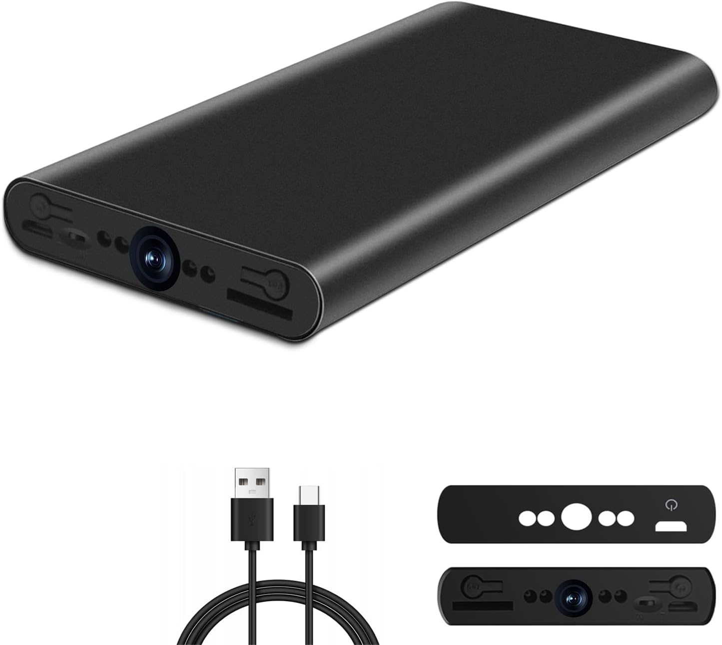 Home Camera 10000 mAh Power Bank, HD 1080P Video Recorder with Motion Detection Night Vision Gravity Sensor, Security Nanny Cam, Portable Small Video Camera for Outdoor/Indoor, No Audio