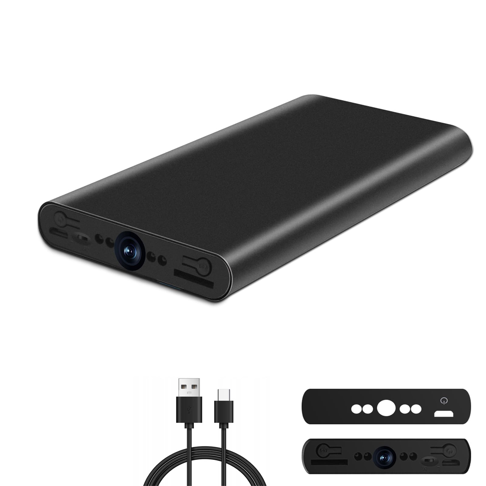 FUXGZ Mini Camera 10000 mAh Power Bank, HD 1080P Video Recorder with Motion Detection Night Vision Gravity Sensor, Security Nanny Cam, Portable Small Video Camera for Outdoor/Indoor, No Audio