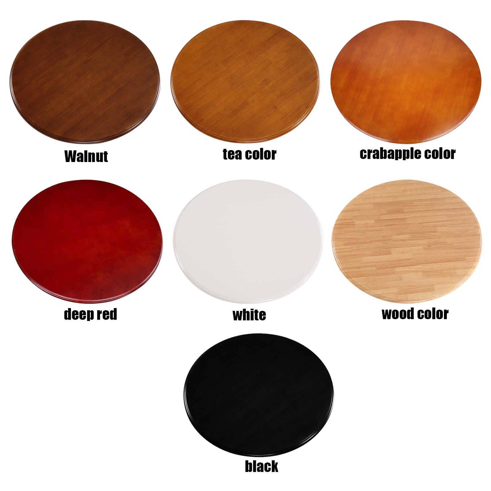 Vassoio da portata girevole a 360°, centrotavola in legno per tavolo, rotondo da 70 cm, versatile Lazy Susan per cena, cucina e feste, elegante finitura in legno